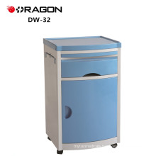 DW-32 Bedside Cabinet hospital ABS Medical bed table with drawer